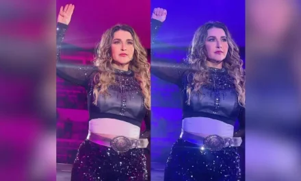 Video: Alicia Villarreal denuncia a Cruz Martínez en pleno show por presunta violencia familiar y lanza señal de auxilio