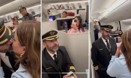 Video: Piloto de Aeroméxico sorprende a su novia con emotiva propuesta de matrimonio en pleno vuelo