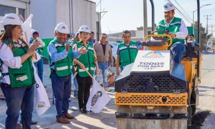 Tomás Gutiérrez arranca el Programa de Bacheo 2025 en Ramos Arizpe