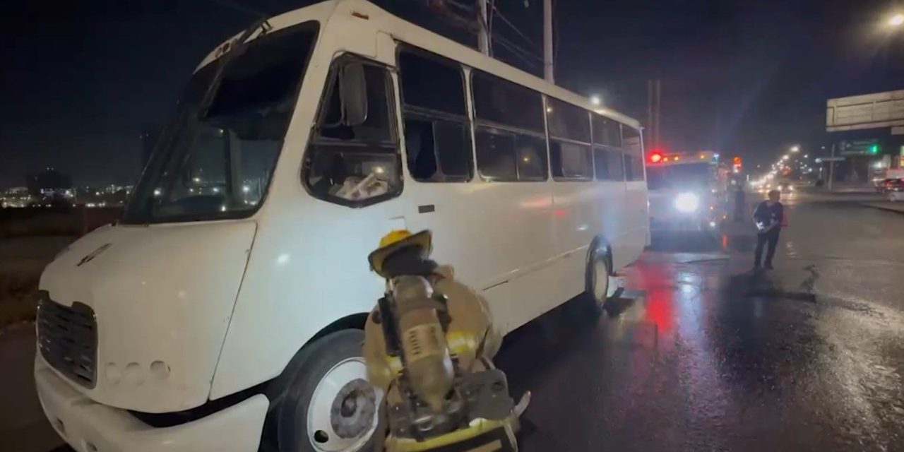 Conato de incendio en transporte público genera alerta en Saltillo
