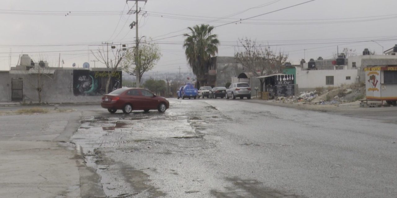En pésimas condiciones la calle Poniente de Ramos Arizpe