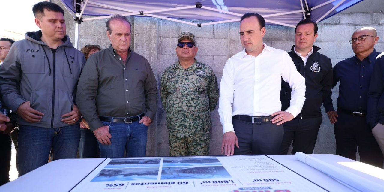Gobernador supervisa y entrega infraestructura de seguridad