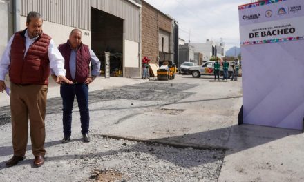 Supervisa Tomás Gutiérrez el Programa de Bacheo