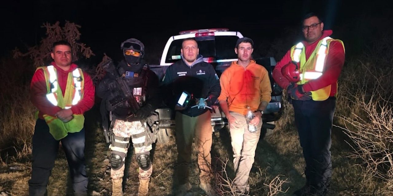 Logran rescate de rapelista en la Sierra de Zapalinamé