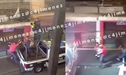 Policías rescatan a niño de dos años que cayó de un tercer piso en el Centro Histórico (video)