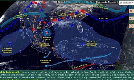 Se esperan lluvias y fuertes vientos en las cinco regiones del estado