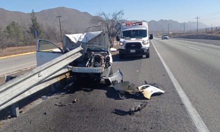 Hombre que venía de Monterrey dormita y se salva de milagro tras brutal accidente en carretera