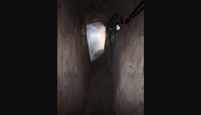 Difunden video de narcotúnel de más de 700 metros en Sinaloa