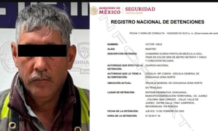 Capturan en Ciudad Juárez a líder del Cártel de Sinaloa, objetivo del FBI