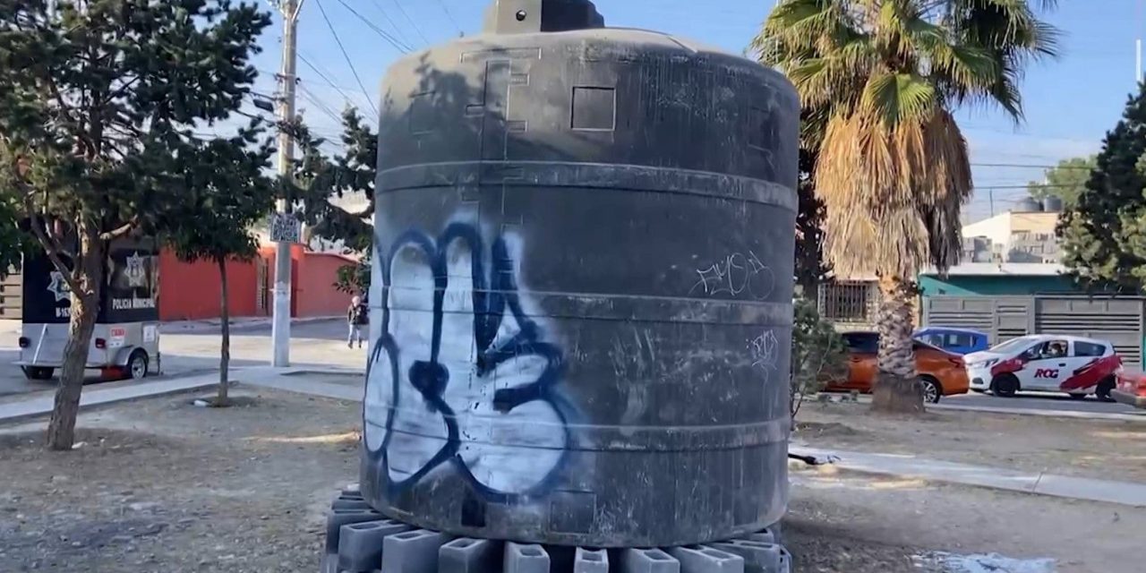 Ya están funcionando los mega tinacos en Saltillo