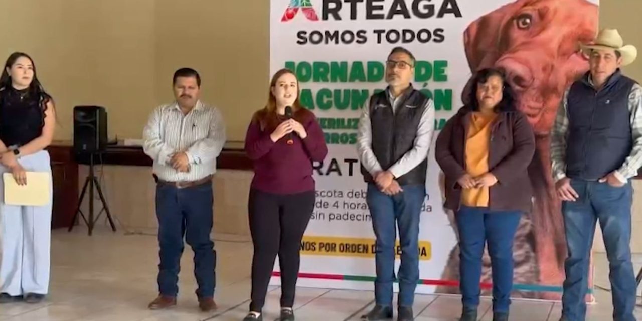 Arranca en Arteaga campaña de vacunación