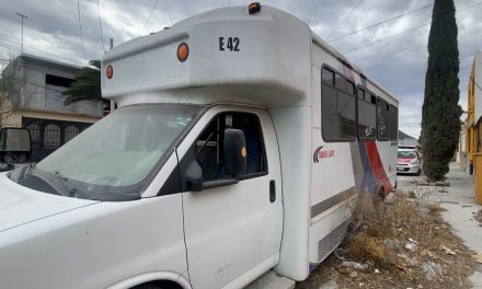 Transporte de Travel Safe fue abandonado en colonia Santa Elena