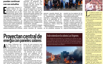 Portada RCG Carbonífera [31 de marzo de 2025] Inician clases en la primera generación de ‘Mujeres Echadas Pa’delante’; proyectan central de energía con paneles solares y más…