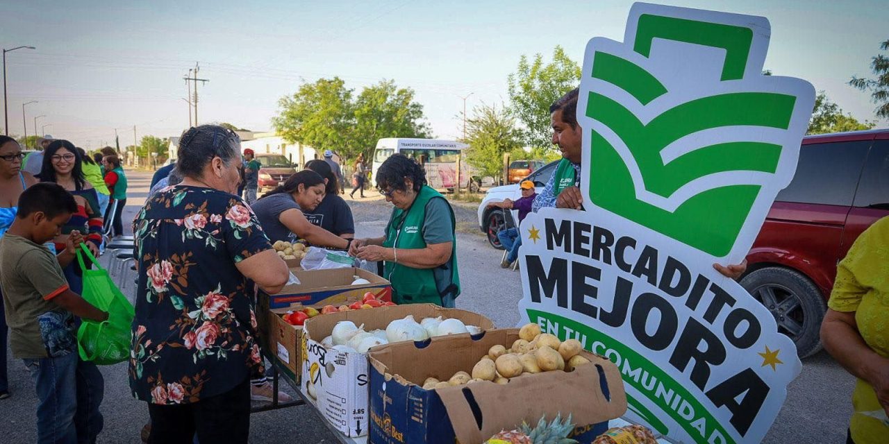 Llega Mercadito a San Juan de Sabinas