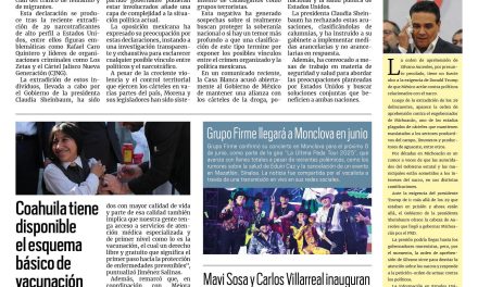 Portada RCG Centro [2 de marzo de 2025] Trump lanza dardo envenenado; Morena protege a narcogobernadores; Capacita Pronnif a policías de la región y más…