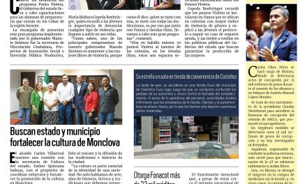 Portada RCG Centro [21 de marzo de 2025] Capacitan a preparatorias sobre puntos Violeta; busca estado y municipio fortalecer la cultura de Monclova y más…