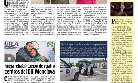 Portada RCG Centro [29 de marzo de 2025] Llegará nuevo hospital de especialidades IMSS a Saltillo; hereda la administración anterior deuda por 17 millones de pesos y más…