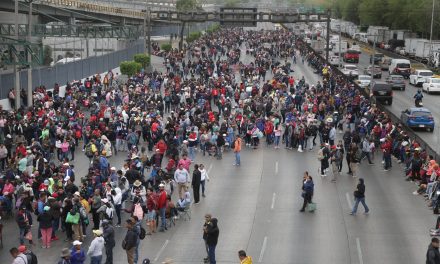Marcha de la CNTE colapsa accesos al AICM y otras vialidades en CDMX
