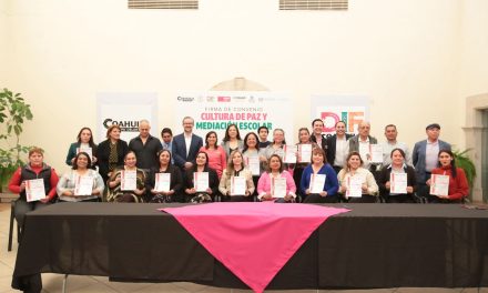Trabaja Coahuila por una cultura de la paz en las escuelas