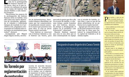 Portada RCG Lagunera [13 de marzo de 2025] ´Con mejoras viales, mejoramos la conectividad de Coahuila’; va Torreón por reglamentación de protocolos para atender emergencias en bares  y más…