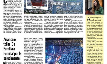 Portada RCG Lagunera [30 de marzo de 2025] Coahuila, listo para recibir al turismo en Semana Santa; Radio Torreón lanza concurso de canto infantil y más…