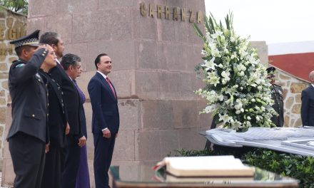 Conmemoran aniversario 112 de la firma del Plan de Guadalupe
