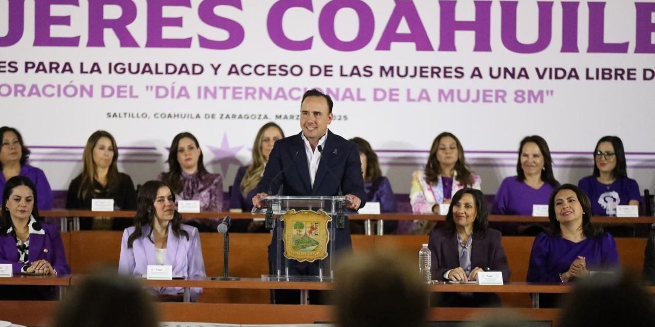 Mantiene Coahuila acciones permanentes en beneficio de las mujeres