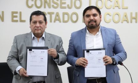 Firman INE y IEC convenio para elecciones del Poder Judicial