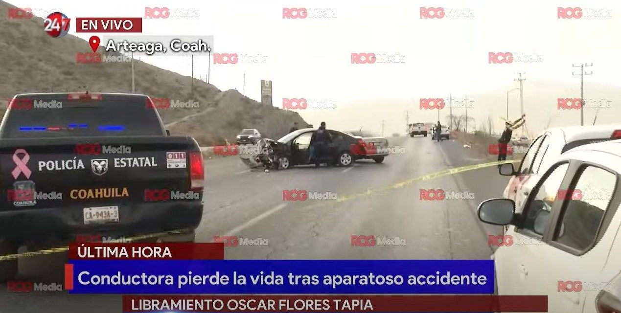 Una mujer pierde la vida tras un fuerte accidente en el Libramiento Flores Tapia