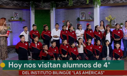 Alumnos del Instituto Bilingüe Las Américas visitan el foro de ‘Buen Día’