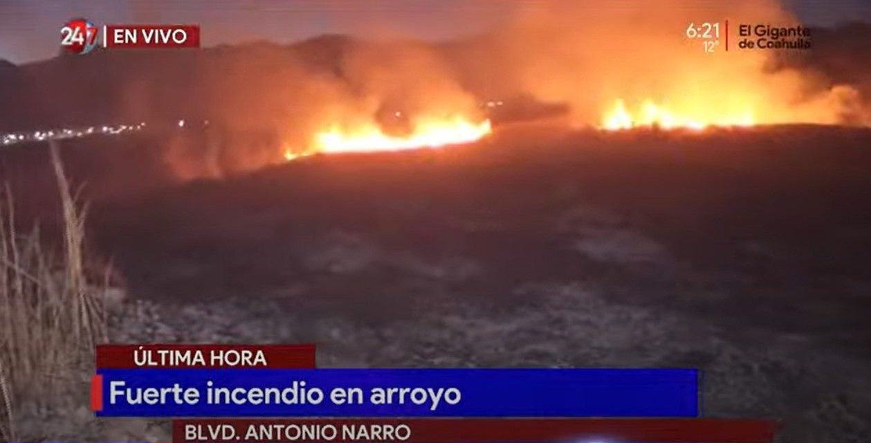 Última hora: Se registra fuerte incendio al sur de la ciudad