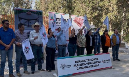 Inicia la rehabilitación de la Alameda de Arteaga