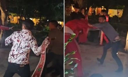 Mariachis vs Norteños… se arma batalla campal en Guanajuato (video)