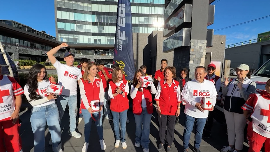 RCG Media a favor de la Cruz Roja, conductores y locutores se suman a colecta