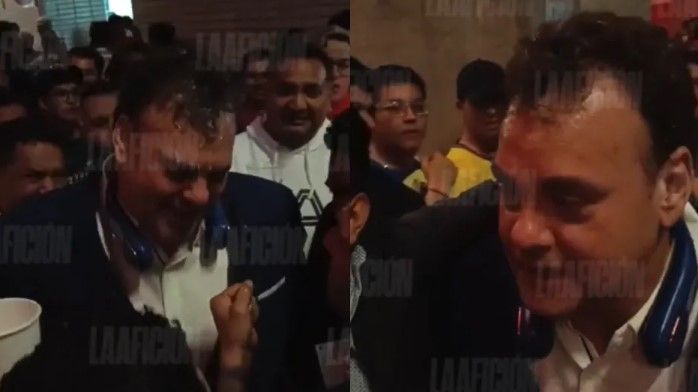 Video: Agreden a David Faitelson en el Estadio de las Chivas