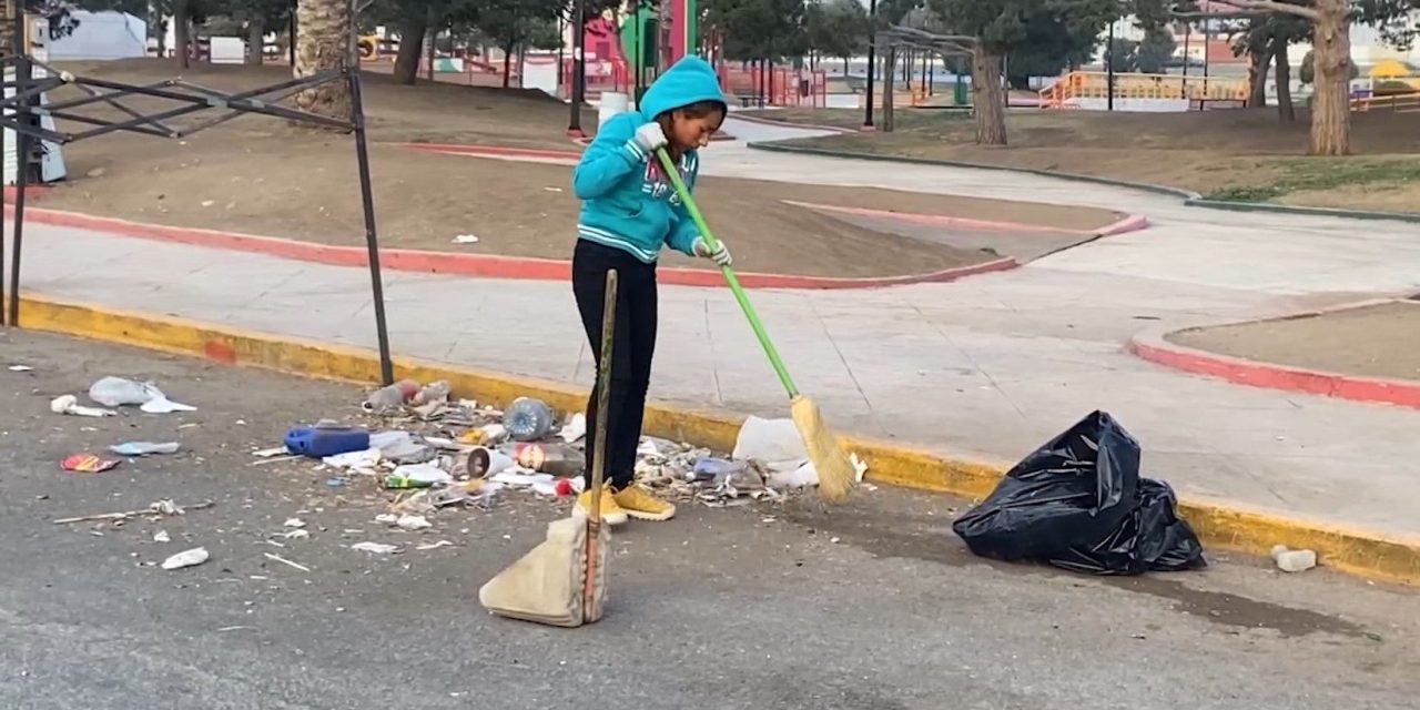 Dejan comerciantes suciedad en el Bosque Urbano de Saltillo