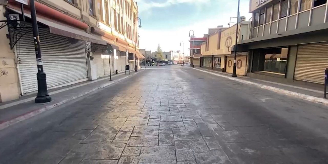 En tranquilidad el centro de Saltillo debido al día de asueto de este lunes