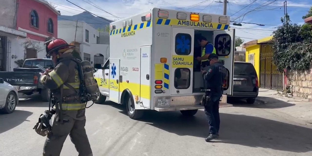 Flamazo deja herido a adulto mayor en Saltillo