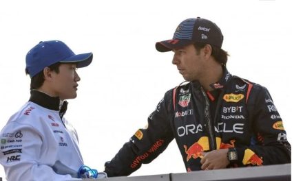 Así fue la reacción de Checo Pérez  a la llegada de Yuki Tsunoda a Red Bull