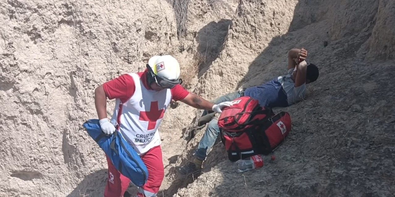 Joven cae a un arroyo y termina con fractura en Parras