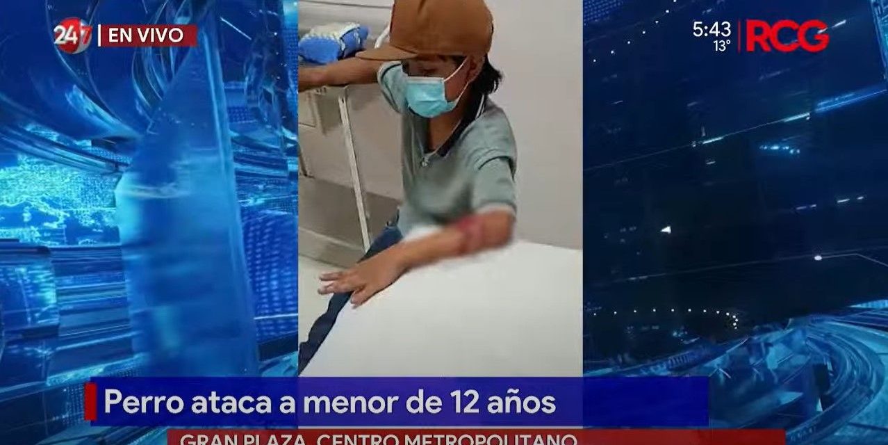 Saltillo: Perro ataca a pequeño de 12 años en La Gran Plaza