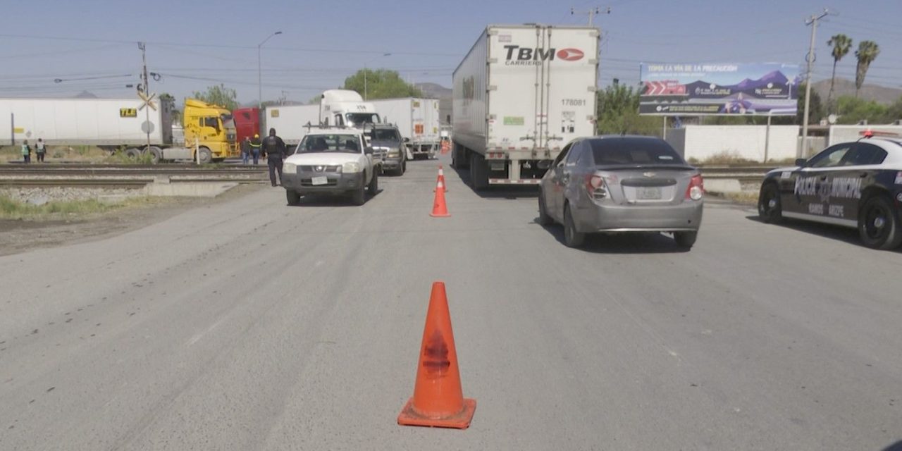 Realizan campaña de concientización para que respeten el paso del ferrocarril