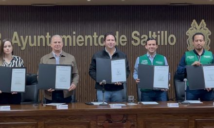 Firman convenio el municipio de Saltillo y la Secretaría de Vivienda y Ordenamiento Territorial