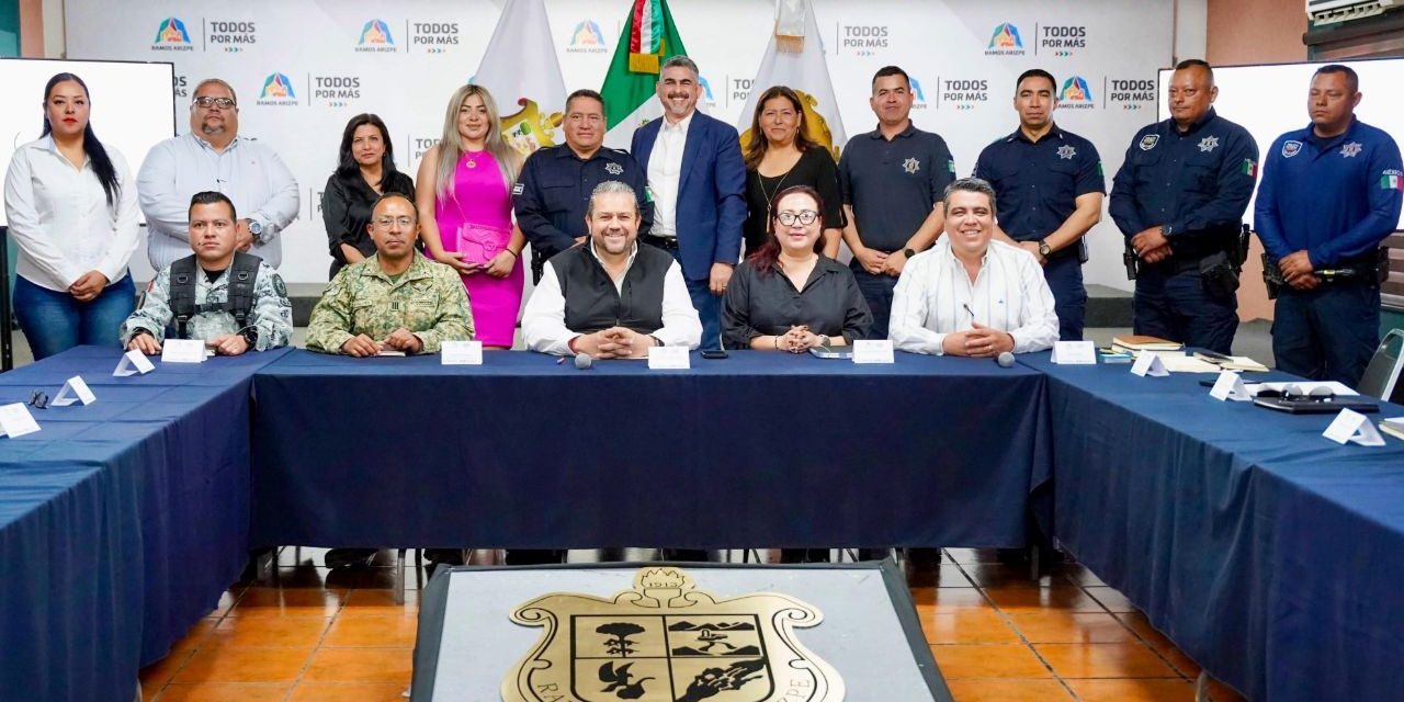 Tomás Gutiérrez encabeza reunión de seguridad