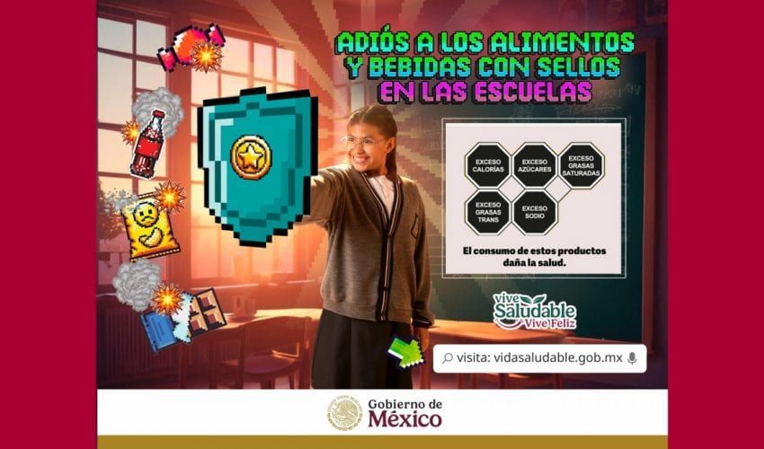 Multarán con hasta113 mil pesos a escuelas que vendan comida chatarra