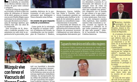 Portada RCG Carbonífera [19 de abril de 2025] Se consolida Coahuila como destino de turismo religioso; operativos de seguridad durante Semana Santa en Sabinas apoyan a los turistas y más…
