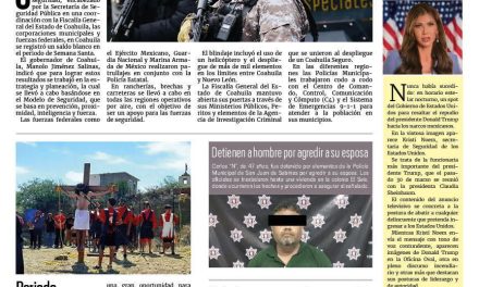 Portada RCG Carbonífera [21 de abril de 2025] Apuntan saldo blanco en Coahuila durante Semana Santa; periodo vacacional impulsa economía de la región y más…