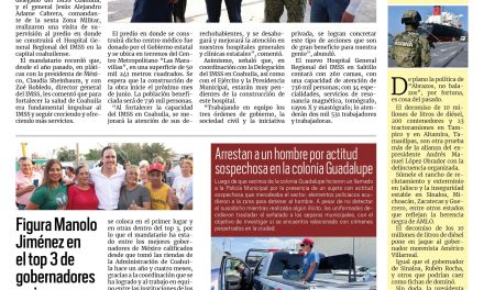 Portada RCG Centro [1 de abril de 2025] Dona Gobierno de Coahuila terreno para nuevo Hospital de Especialidades; impulsa Carlos Villarreal al arte y la cultura en Monclova y más…