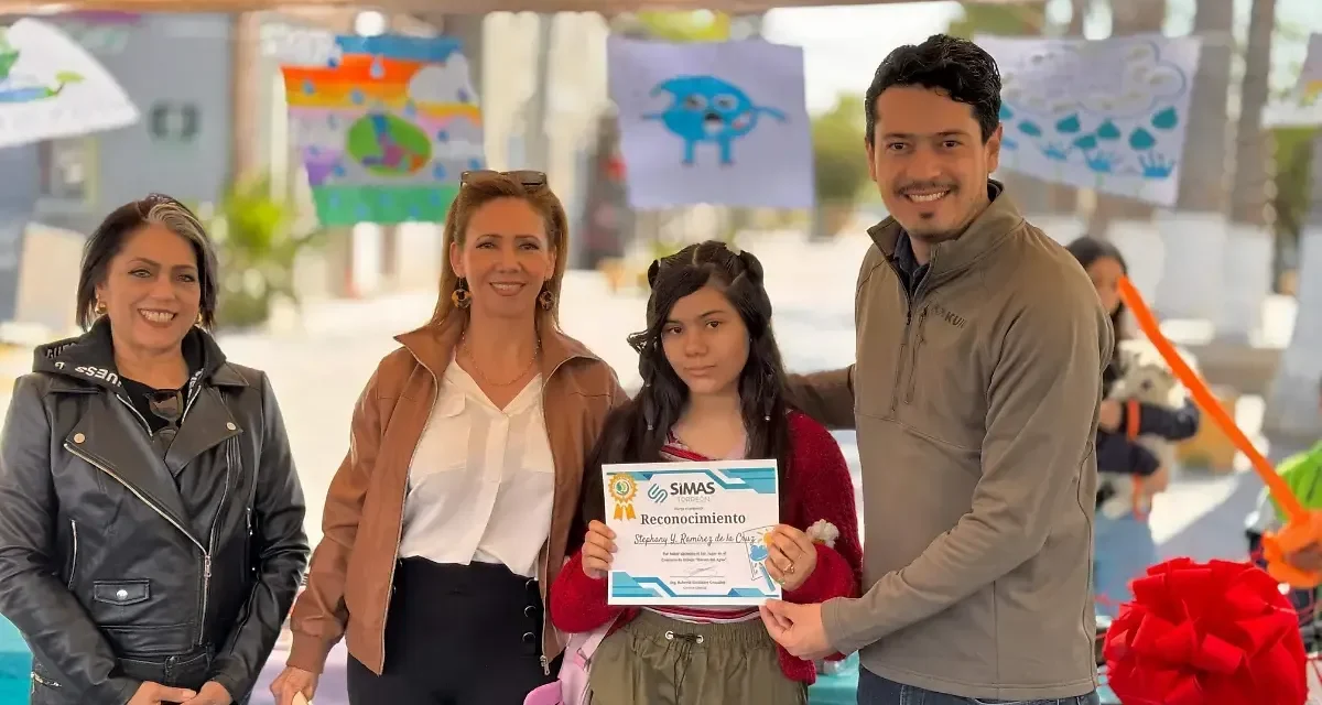 Entrega Simas Torreón premios del concurso ‘Héroes del Agua’