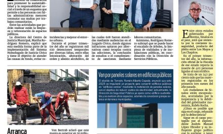 Portada RCG Lagunera [20 de abril de 2025] Infractores podrán cambiar multas por servicio comunitario; Autoridades resguardan a bebé de 1 año abandonado y más…